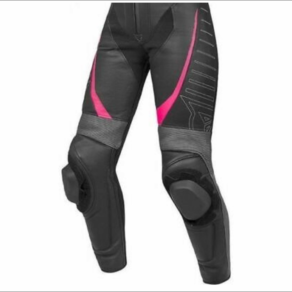 Women Leather Biker Trouser